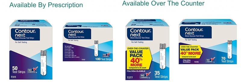 CONTOUR family of blood glucose meters